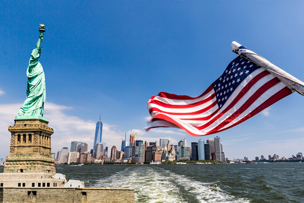 NYC and Flag